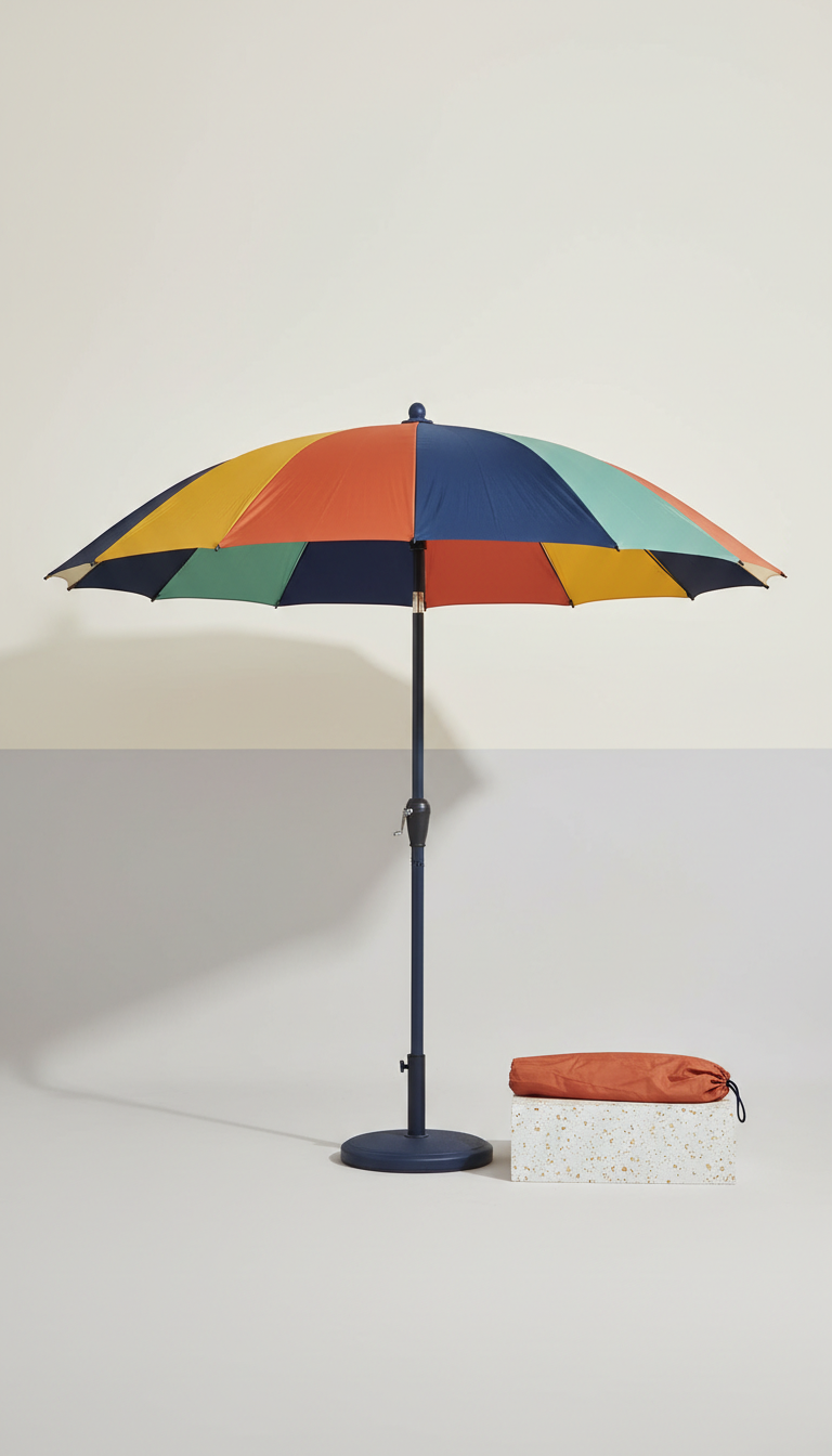Cantilever Umbrella in Terracotta Pop