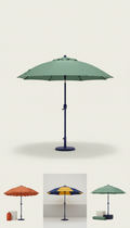 Center-Pole Umbrella in Palm Green