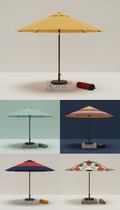 Cantilever Umbrella in Sunbeam Yellow
